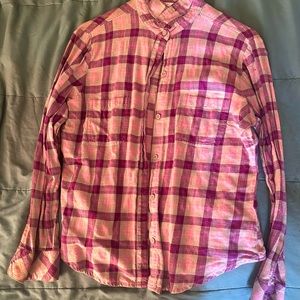 2 Plaid Button down Shirts